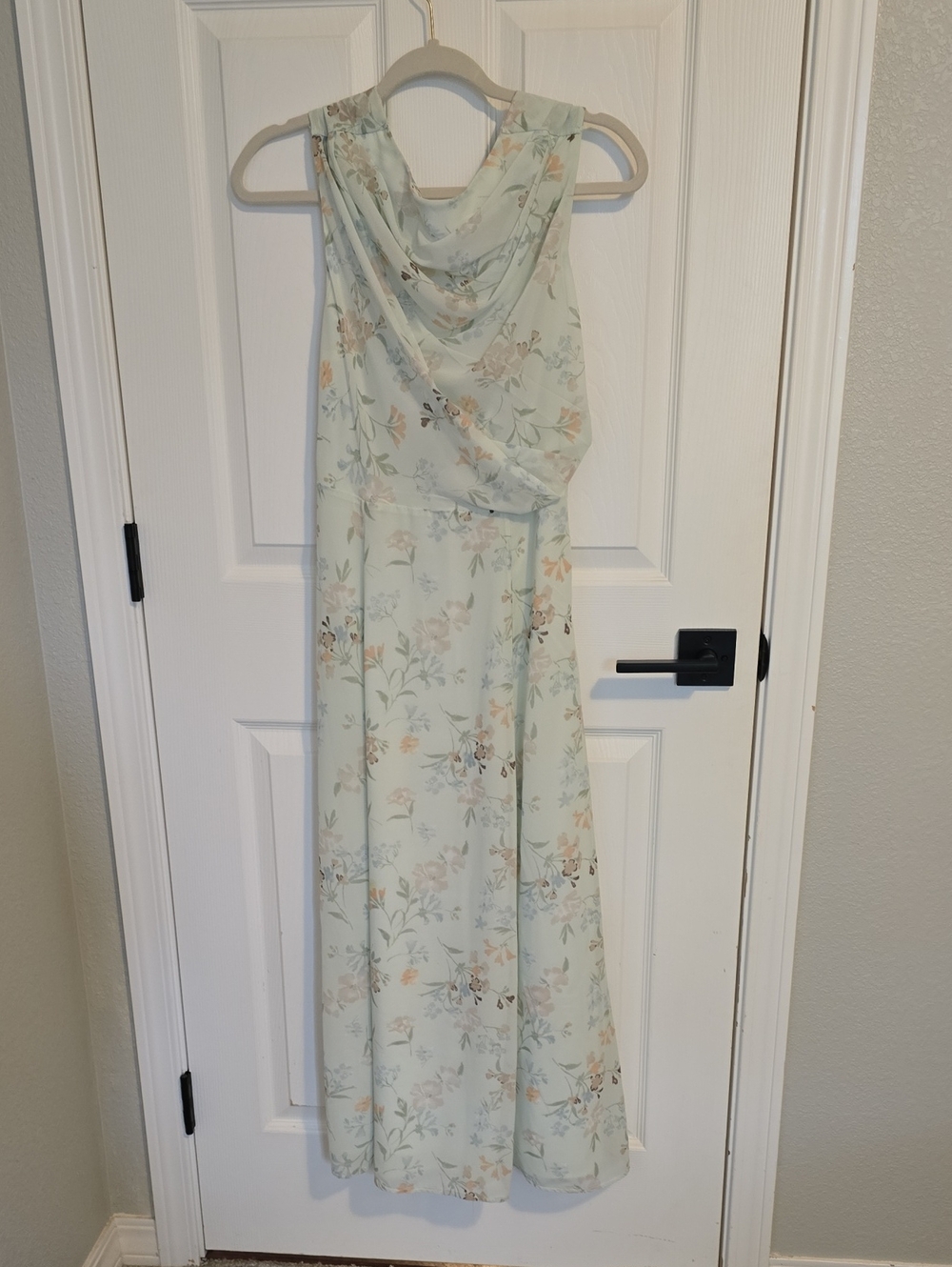 Abercrombie & Fitch Mint Floral Maxi Dress
